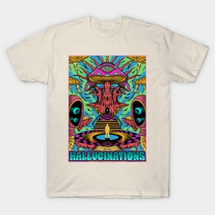 Halucination Psychedelic Artwork T-Shirt